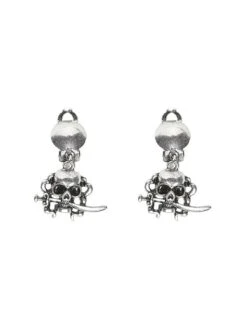 Pendientes Piratas De Calavera Para Mujer