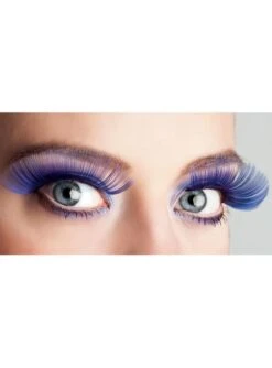 Pestañas Azules Largas Para Mujer
