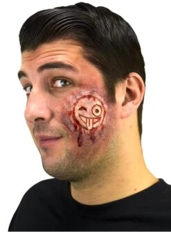 Prótesis Grabado En Piel Emoji Sangriento