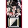 Set De Maquillaje Blanco Y Negro -Tienda De Cosplay set de maquillaje blanco y negro