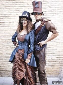 Sombrero Steampunk Negro Con Hebilla Y Plumas Para Adulto -Tienda De Cosplay sombrero de copa negro con hebilla y plumas steampunk para adulto 2