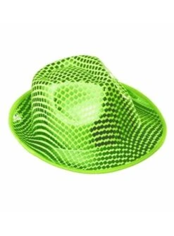 Sombrero De Lentejuelas Verde