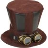 Sombrero Steampunk Con Gafas Para Adulto -Tienda De Cosplay sombrero steampunk con gafas