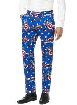Traje De Capitán América - Opposuits -Tienda De Cosplay traje capitan america opposuit para hombre 2