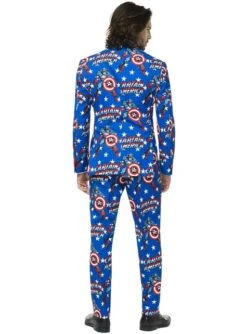 Traje De Capitán América - Opposuits -Tienda De Cosplay traje capitan america opposuit para hombre 3
