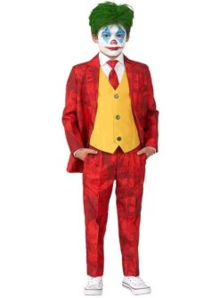 Traje De Joker Para Niño - Suitmeister