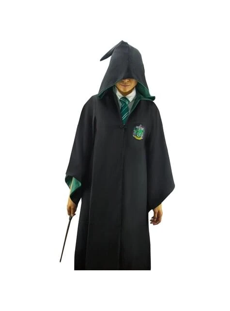 Capa De Slytherin Harry Potter Para Adulto (Réplica Oficial) 3 Capa De Slytherin Harry Potter Para Adulto (Réplica Oficial)
