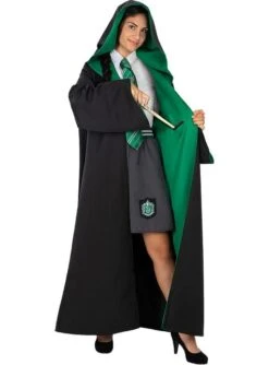 Túnica Réplica Slytherin Para Adulto - Diamond Edition -Tienda De Cosplay tunica replica slytherin para adulto diamond edition 2