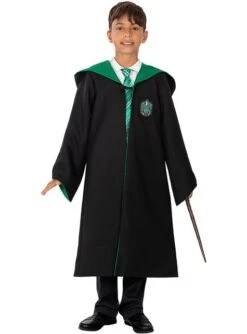 Túnica Réplica Slytherin Para Niños - Diamond Edition -Tienda De Cosplay tunica replica slytherin para ninos diamond edition 3