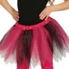 Tutú Rosa Y Negro Con Brillantina Para Niña -Tienda De Cosplay tutu rosa y negro con brillantina para nina