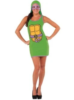 Vestido De Donatello Las Tortugas Ninja Para Mujer