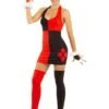Vestido De Harley Quinn Talla Grande -Tienda De Cosplay vestido de harley quinn talla grande