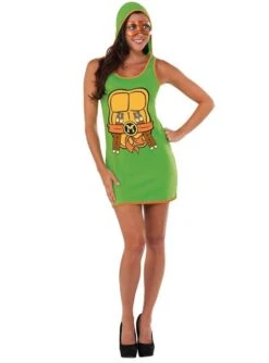Vestido De Michelangelo Las Tortugas Ninja Para Mujer