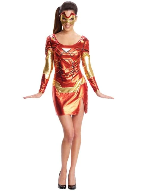Vestido Disfraz De Iron Man Para Mujer 3 Vestido Disfraz De Iron Man Para Mujer